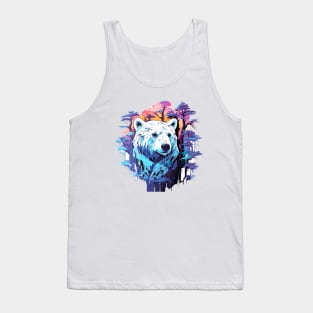 Polar Bear Animal World Predator Wild Nature Wilderness Tank Top